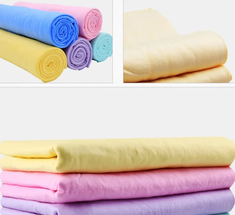 Large PVA absorbent pet Towel Absorbent imitation deerskin bath towel for cats and dogs Pet products