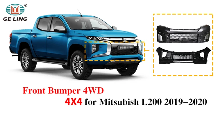 GELING High Quality Triton 2019 2020 2021 2022 Front Bumper 4WD Grille Bar Net For MITSUBISHI