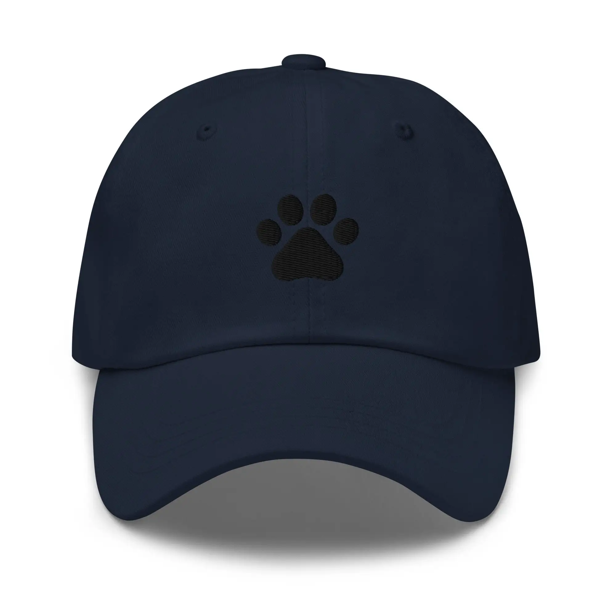 Custom logo Factory price Manufacturers OEM Paw Print Dad Hat Embroidered Unisex Hat Handmade Cap Adjustable Baseball Cap Gift