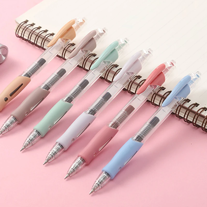 6 Colors/set Novelty 0.5mm Fineliner Pen Fruit Juice Color Gel Pen