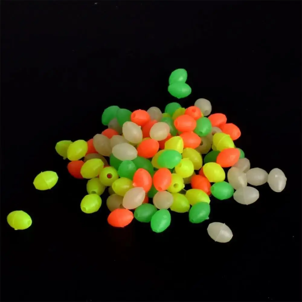 8/10/12/14mm Luminous Glow in Dark Beads Lure Stopper Stacked Spinner Rubber Fishing Beads Glowing For Flotter Fishing