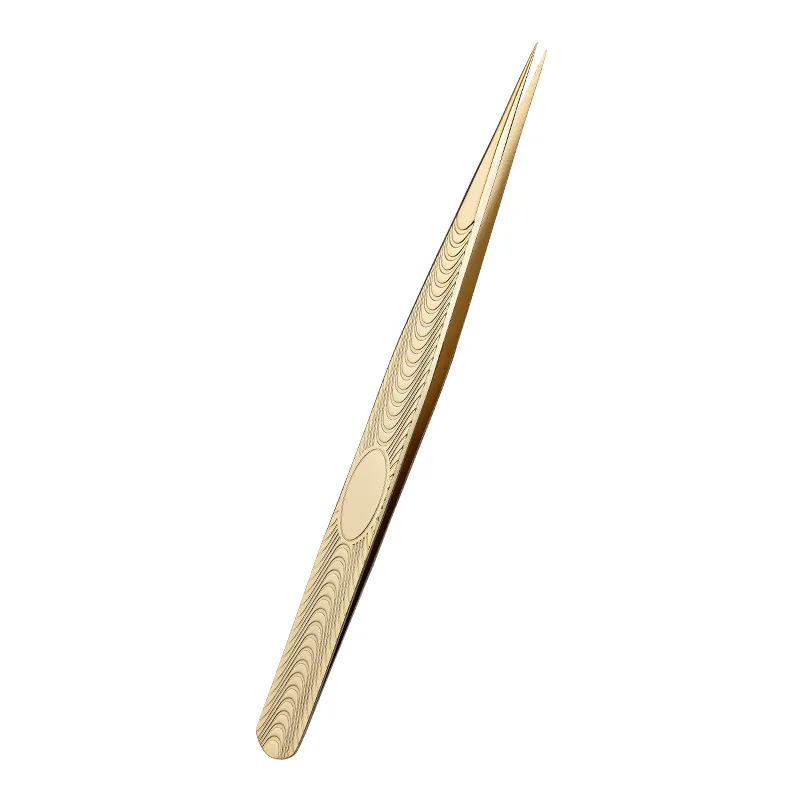 Gold Lashes Tweezer Eyebrow lash application private label lash lifting tools private label eyebrow tweezers