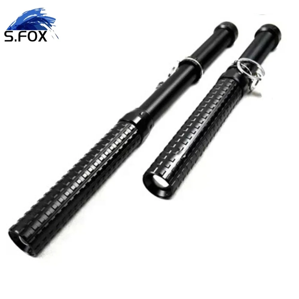 Convex Lens Rechargeable Security Powerful Self Defense Led High Tactical Survival Flashlight