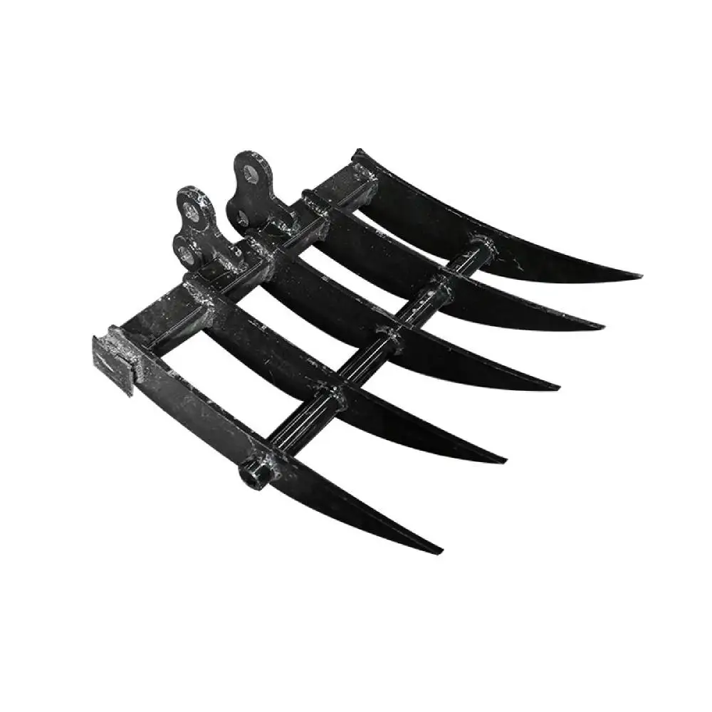 Factory Price Brand New Land Clearing Rakes Stick Rake Excavator Rake Crawler Excavator for 1-100 Ton Excavator