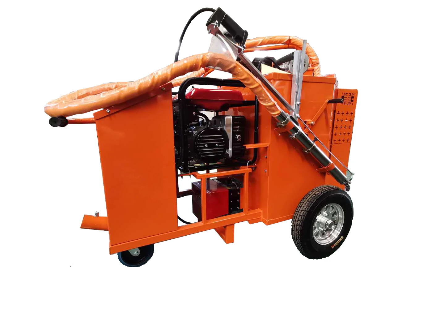 Road traction asphalt paving machine 100l hot asphalt spreader hand push liquid asphalt paving machinery