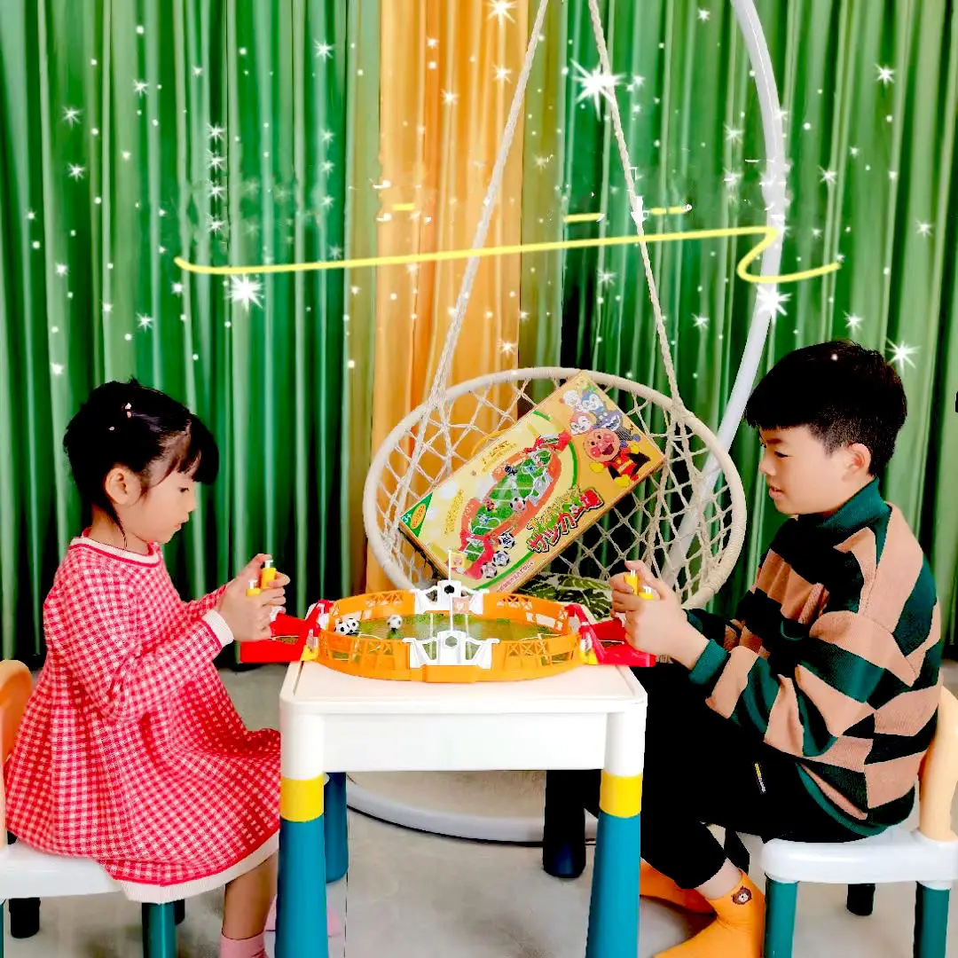 Chengji funny double battle interactive game hand football game table sports toys soccer table football board game for family