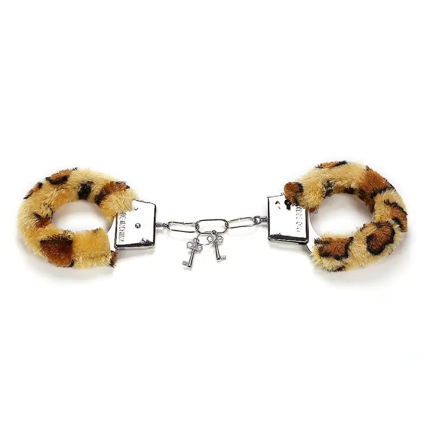 Handcuffs Police Male Leather Bondage Set Bdsm Restraint Bondage Sex Toys Whips Collar Handcuffs