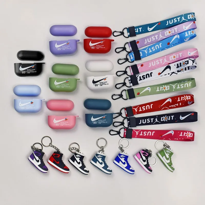 
AJ Sneaker 3D slicone Shoes Designers soft TPU cover cases for Airpod pro hot selling Earphone Case For airpods 2 