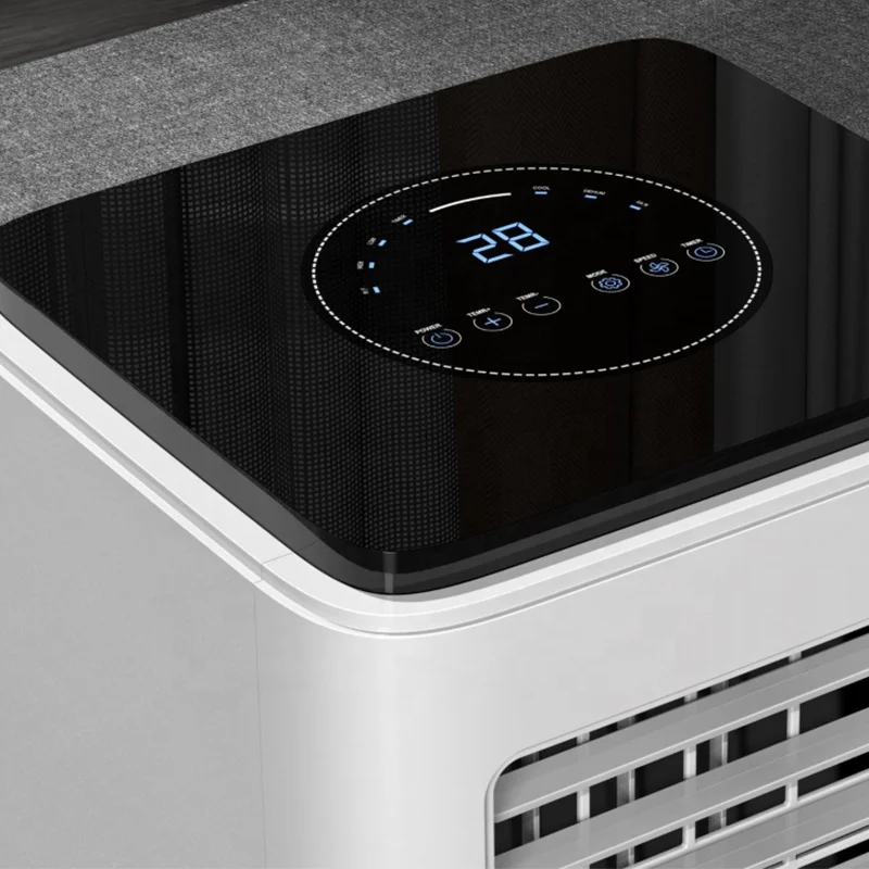 Portable Cooler Household Outdoor 7000BTU Mobile Fan Air Conditioning For Home Garage Mini Portable Air Conditioner