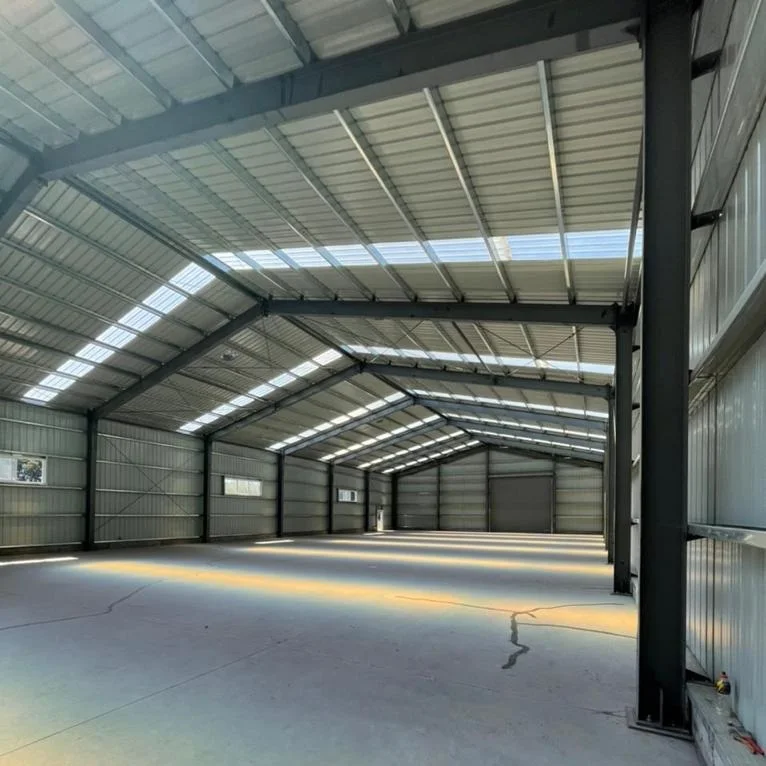 Customized Design Metal Shed Construction Prefab Warehouse Steel Structure Workshop Hangar Building