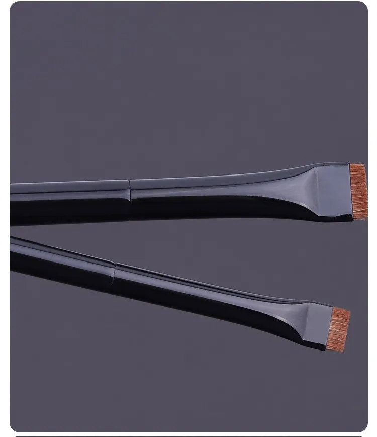 Singles eye makeup brushes blade  eyebrow flat eyeliner brush kolinsky hair eye makeup brush
