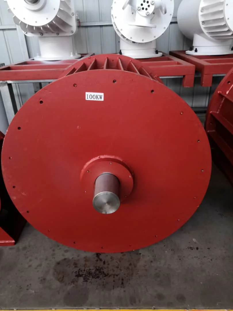 PMG 100KW 50KW 30KW 10KW Coreless low RPM Permanent Magnet Generator, three-phase permanent magnet alternator