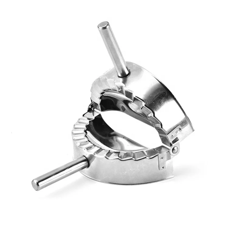 Large Stainless Steel Dumpling Maker Mold with Long Handle SW-BA171D