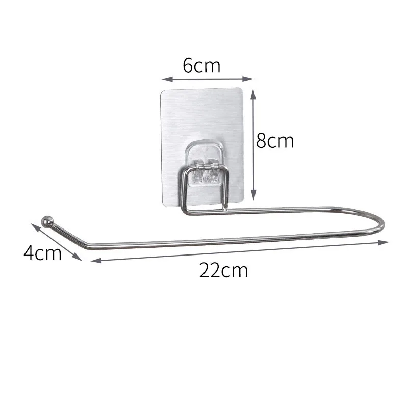 Factory Supply Kitchen Stainless Steel Line Shelving Bathroom Towel And Tissue Storage Rack