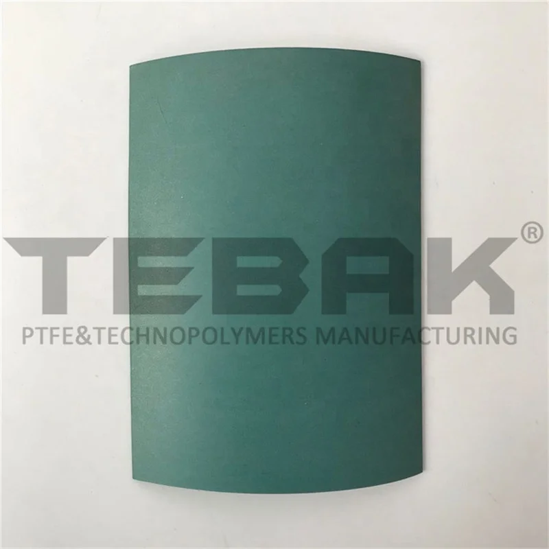 0.8mm 1.0mm 1.2mm 1.5mm 2.0mm thickness PTFE Soft belt blue turcite for cnc machine
