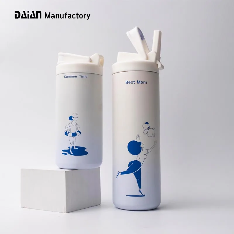 Design Patent Colourful 20oz Stainless Steel Vacuum Insulated Sublimation Sport Hydro Water Bottle with Wide Mouth