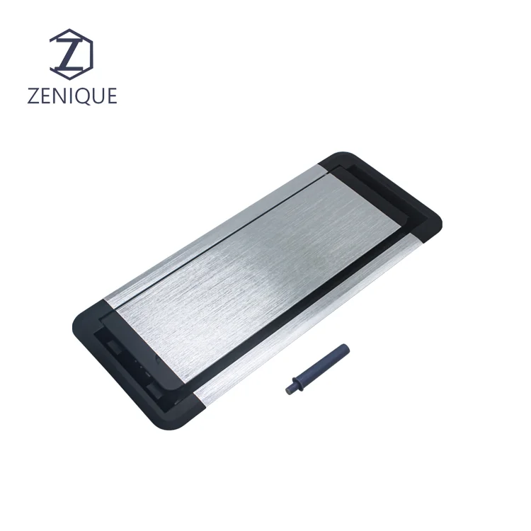 Office Rectangle Soft Closing Desk Table Cable Soft Closing Manager Furniture Sockets Grommet Hole Covers Wire