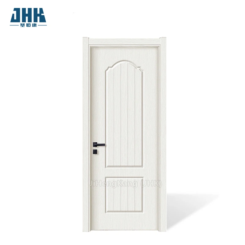 JHK-P18 interior doors for houses PVC MDF Toilet Sliding Door PVC bathroom composite Laminated  door Good quality