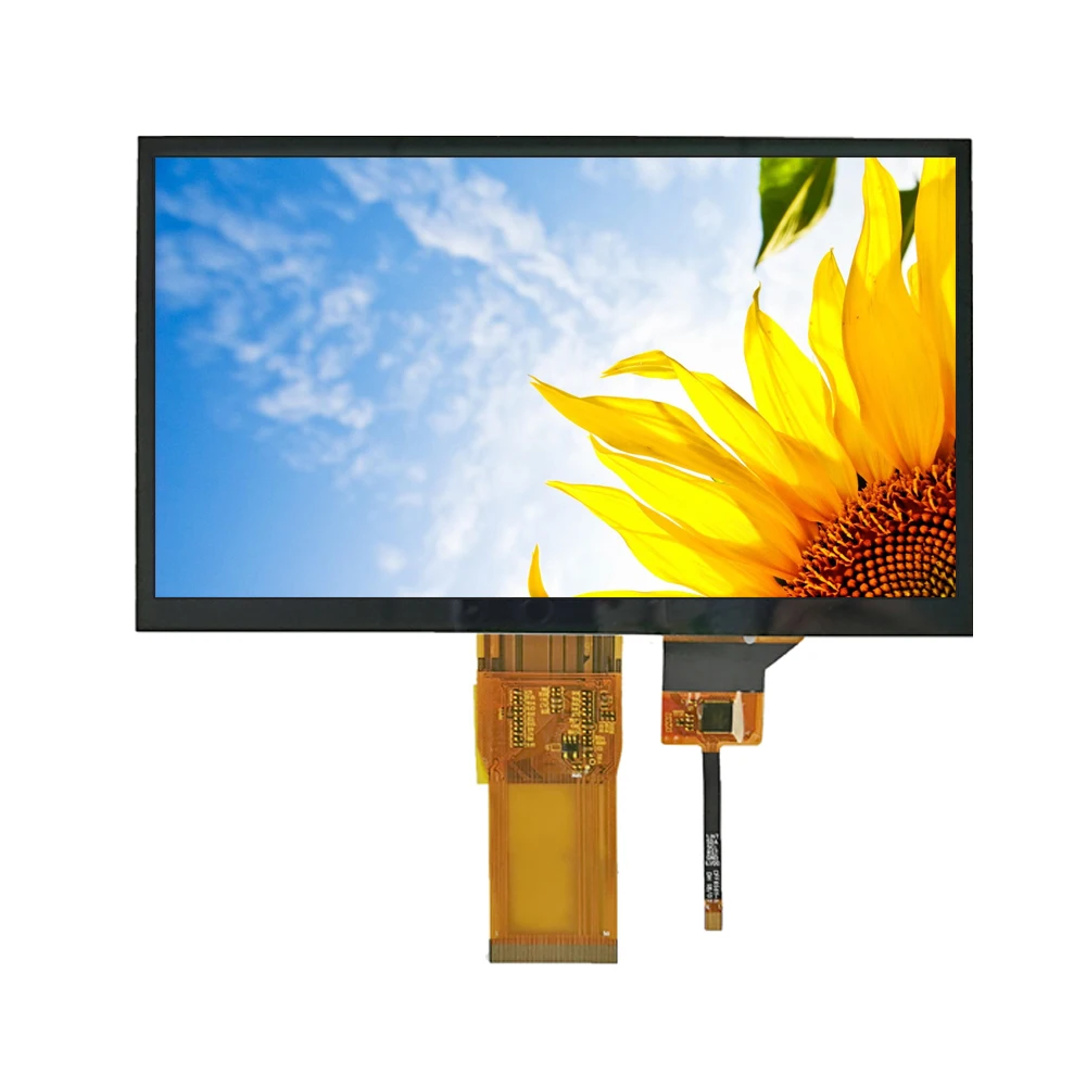 Customized 7.0 inch 1024*600 TFT-LCD Panel 40PIN/50PIN LVDS Display Module High Brightness 7 inch Lcd Screen with Touch Screen