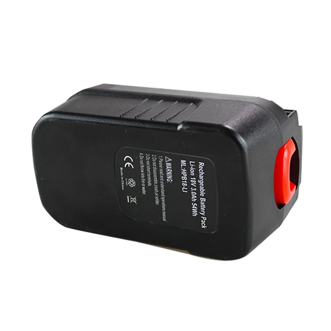 Аккумуляторная батарея замены BLACK&DECKER батарея 18v 3000 мА-ч для decker HPB18 беспроволочный сверлильный аккумулятор литий-ионная Аккумуляторные дрели FS180