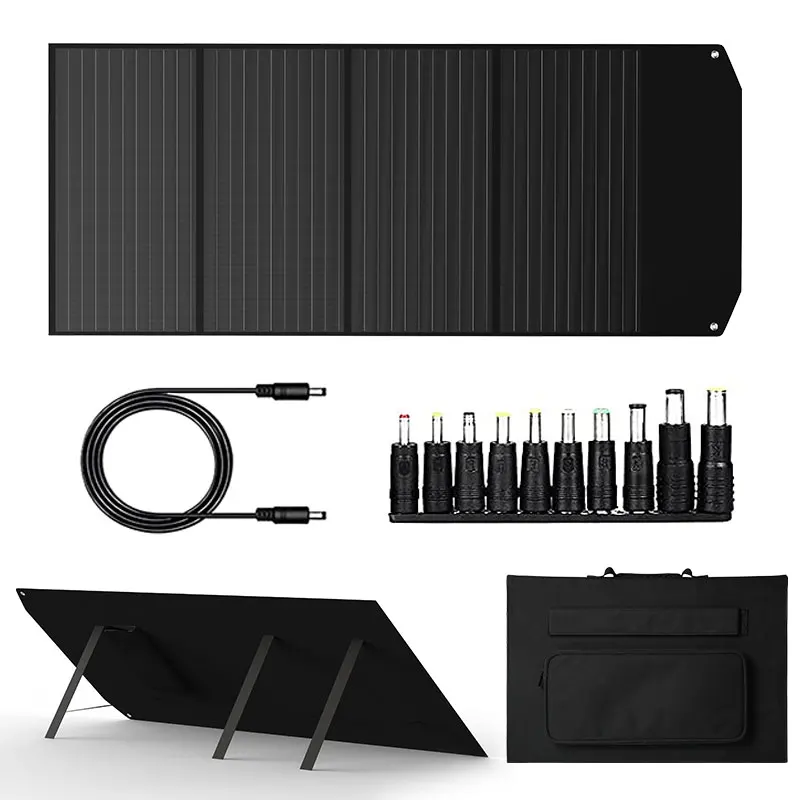 100w Mono Solar Panel 200w Portable 120w Waterproof 18v Foldable Outdoor 100 Watt Folding Solar Panel