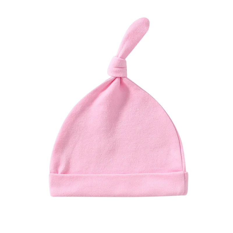 New style baby hat 0-6 months newborn knitted cotton hats three pieces for boys and sublimation girls baby summer hat