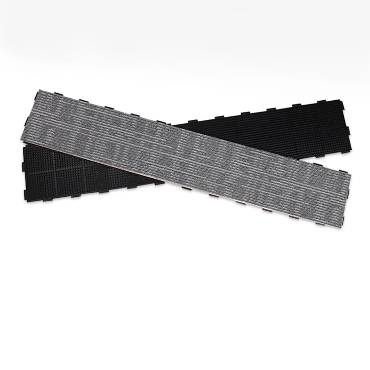 Anti-Static Elevator Fireproof Plastic Interlocking Floor Tiles Pvc Garage Carpet Lvt Click 5MM Vinyl Floor