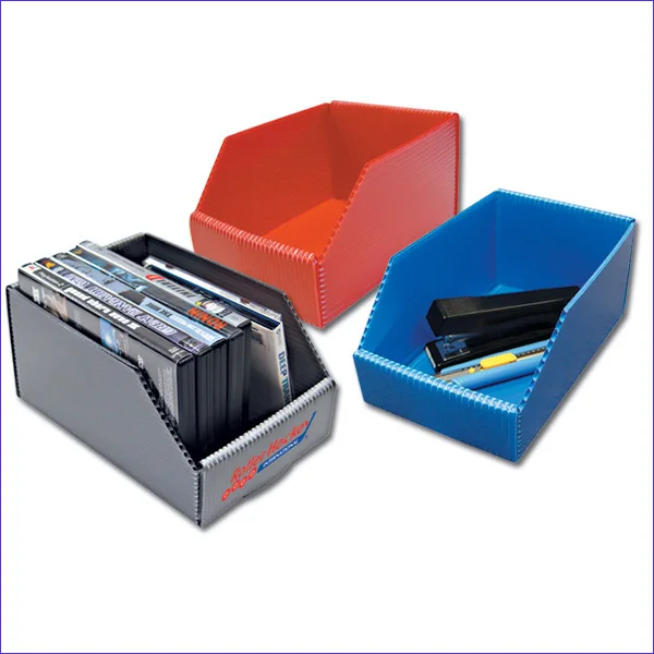 Полипропиленовый гофрированный ящик для брошюр коробка флаеров Correx коробки Corflute
