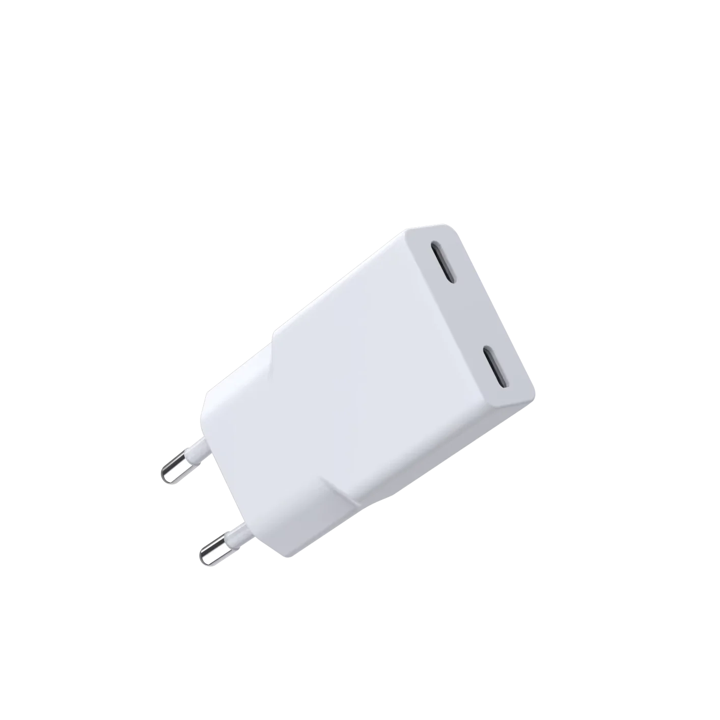 OMNI 30 Вт двойной USB-C GaN адаптер для путешествий ультратонкий GaN быстрое зарядное устройство для ЕС и KC розетки