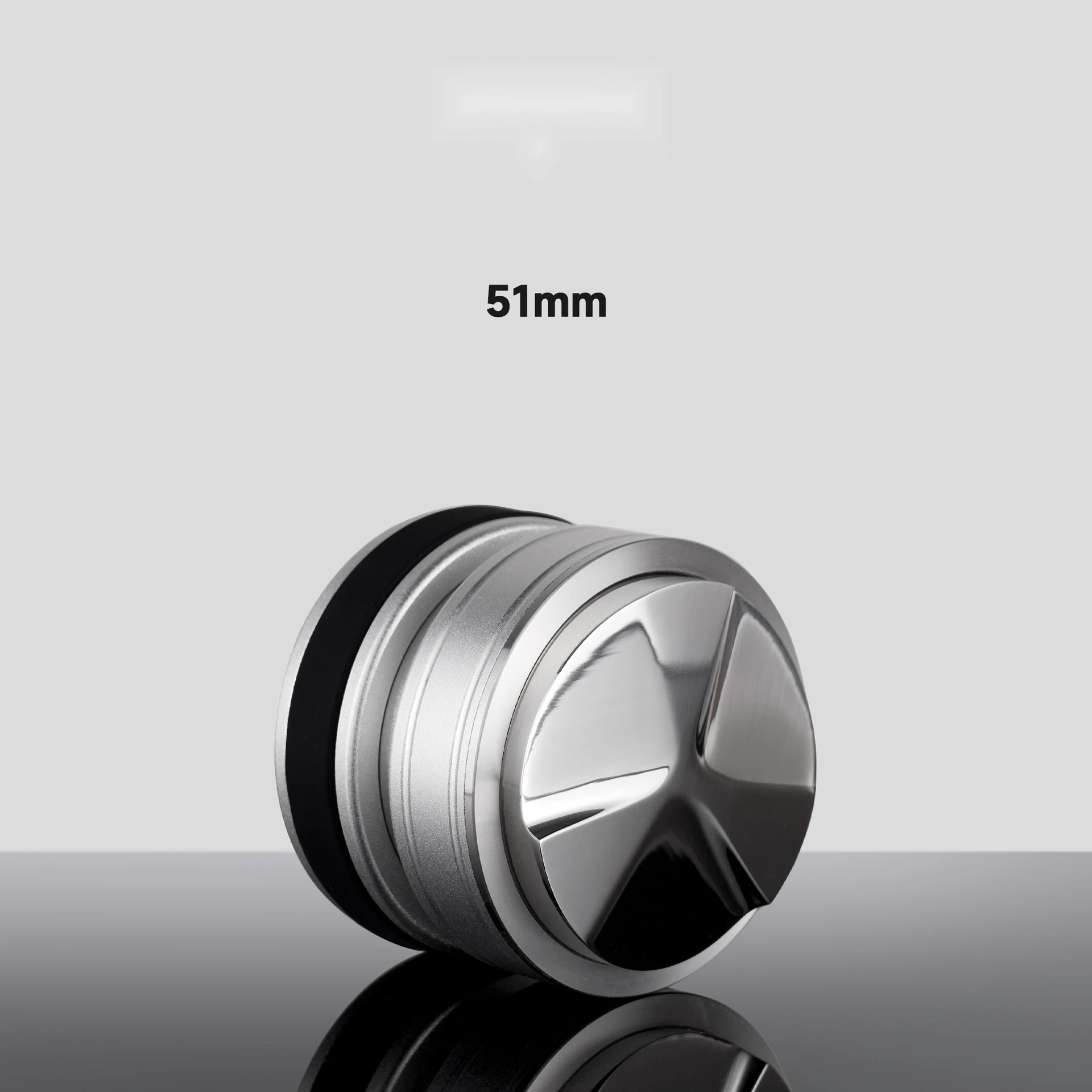 58mm Eco-Friendly Espresso Distributor Tamper Self-Leveling Coffee Gravity Adapter Baristas Metal Wood Compatible Portafilter