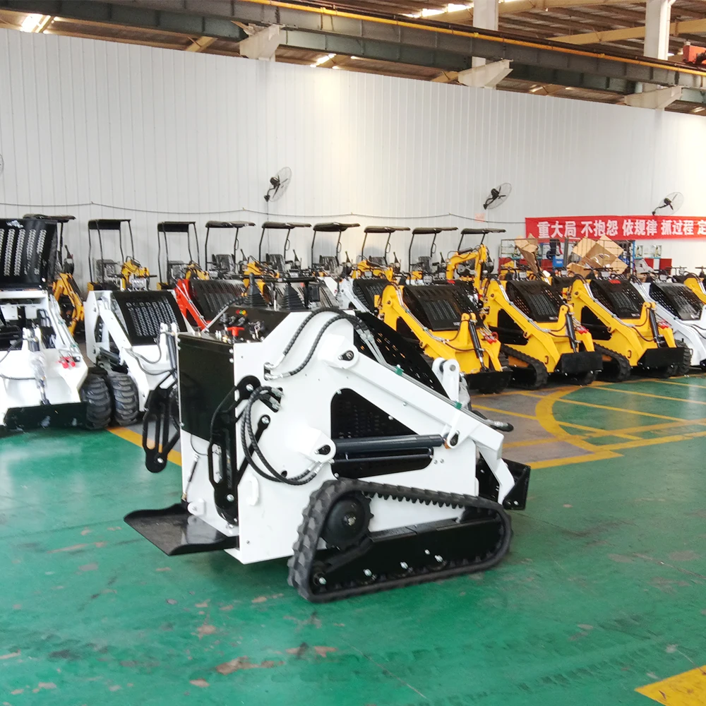 China 360kg 460kg 480kg Epa Diesel Engine Multione Articulated Mini Skid Steer Loaders With Attachments