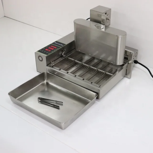 electric automatic 6 rows mini donut machine automatic donut making machine donut maker hot sale comercial machine