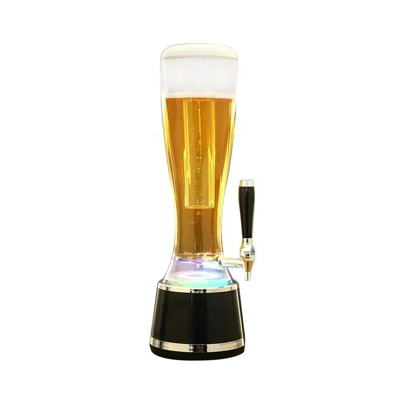 3L Beer Tower Dispenser with Ice Tube Beer Dispenser Torre de Cerveza Tritones de Cerveza