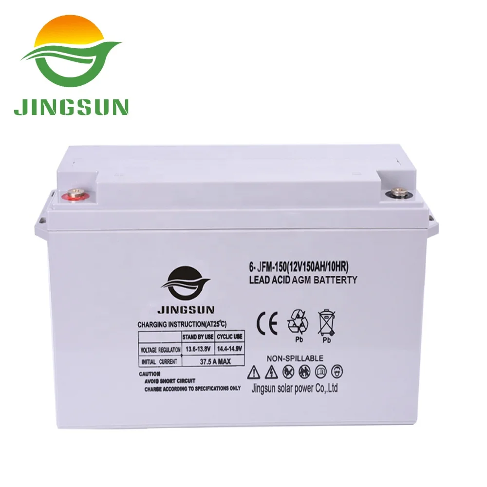 The Jingsun factory direct supply best lead-acid battery 12V150AH