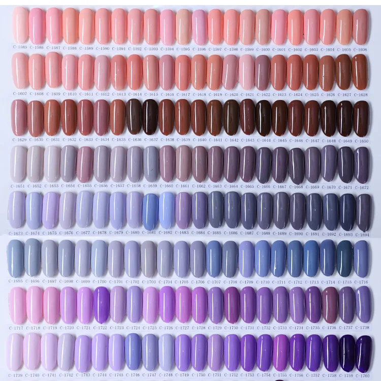 Wholesale Nail Gel Supplier OEM Black Bottles Private Label 5000 Colors Soak Off Nails Polish 15ML UV Gel Nail Polish