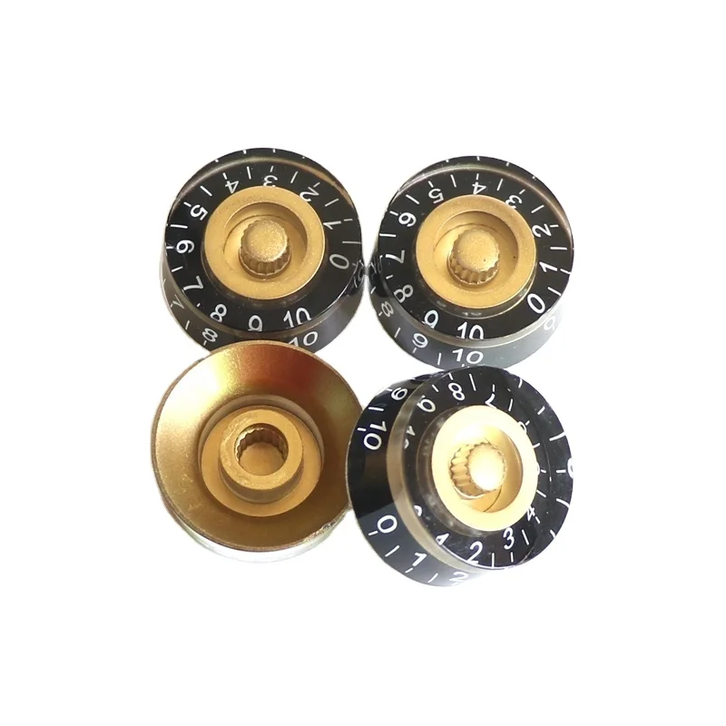 New Arrival Guitar Volume Knob Black-Brown Guitar Knobs for Lp Guitar