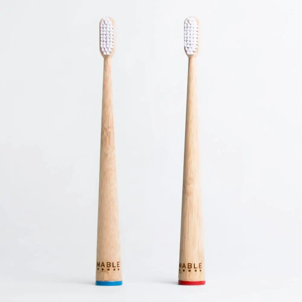 
Factory direct sale Amazon hot section round handle bamboo toothbrush color bamboo toothbrush for hotel 