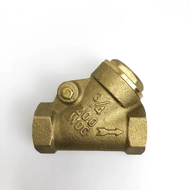 
China Good Supplier Brass Y Check Valve 200 WOG NPT thread 