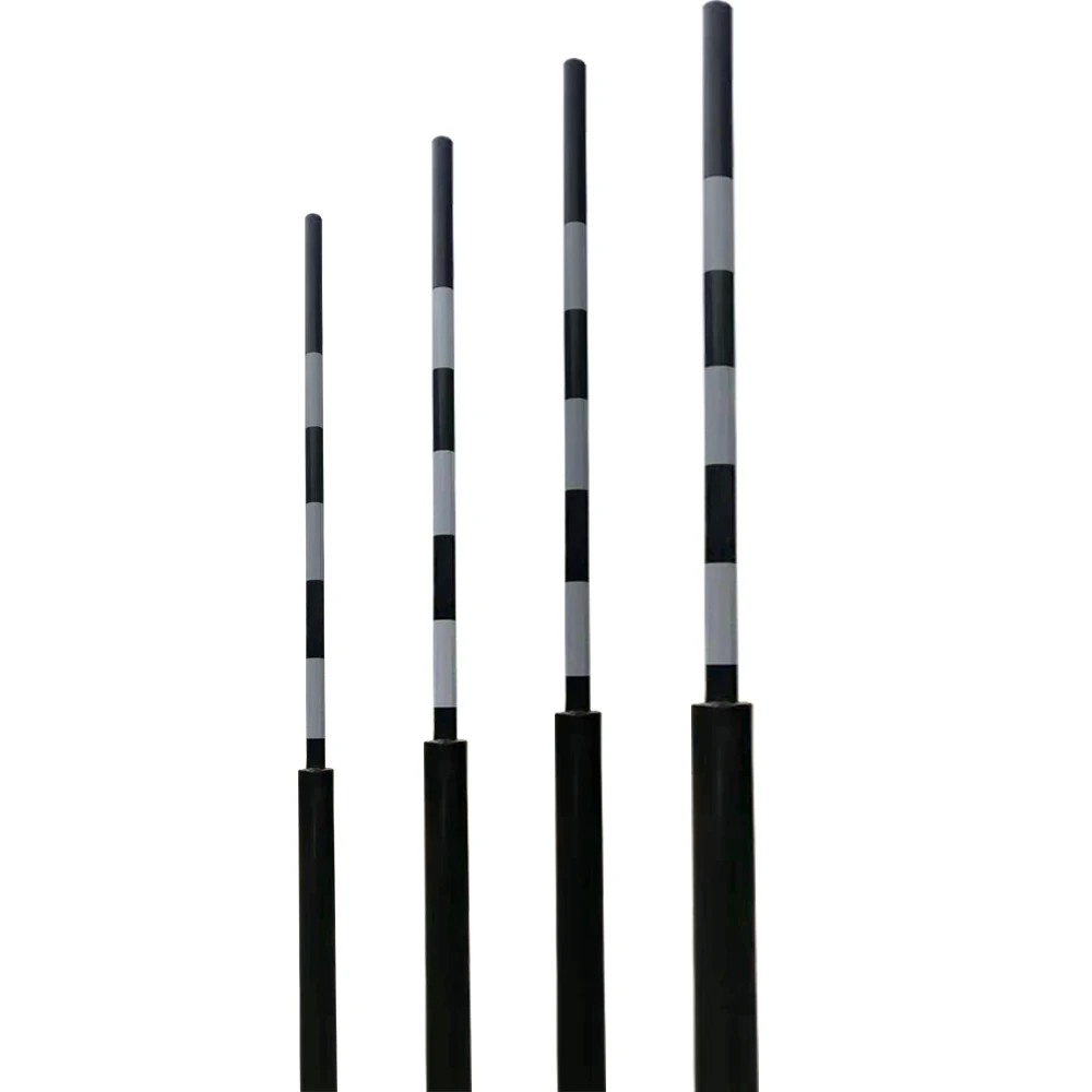 Portable led traffic poles light security poles and lights