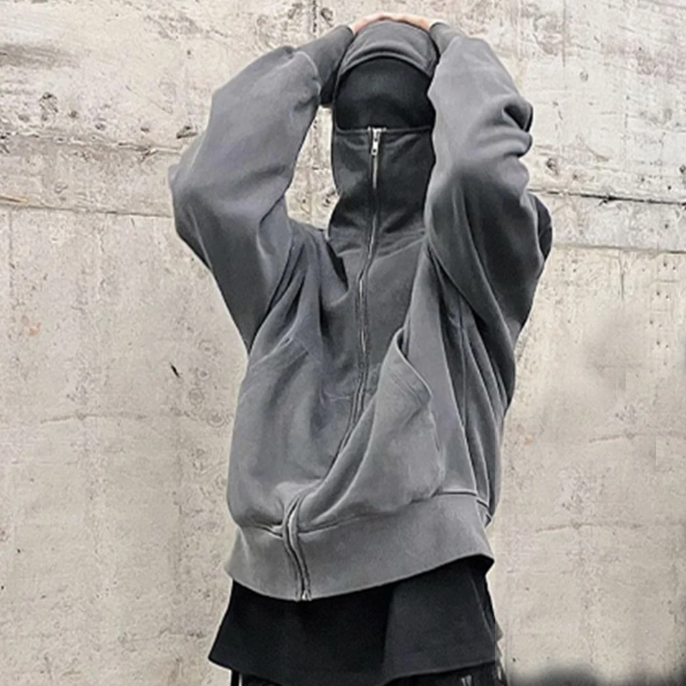 Оптовая продажа худи всех цветов французские товары первой необходимости махровая толстовка с капюшоном на плечах молнии дизайнерская стирка Мужская большого размера