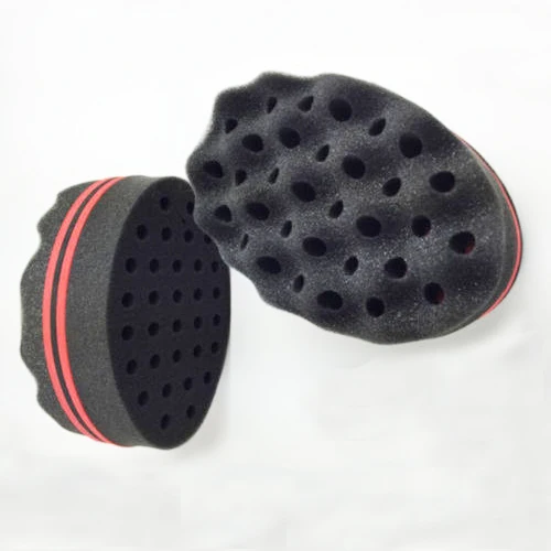 Factory Price Two-sided Barber Men Magic Hair Curl Twist Sponge