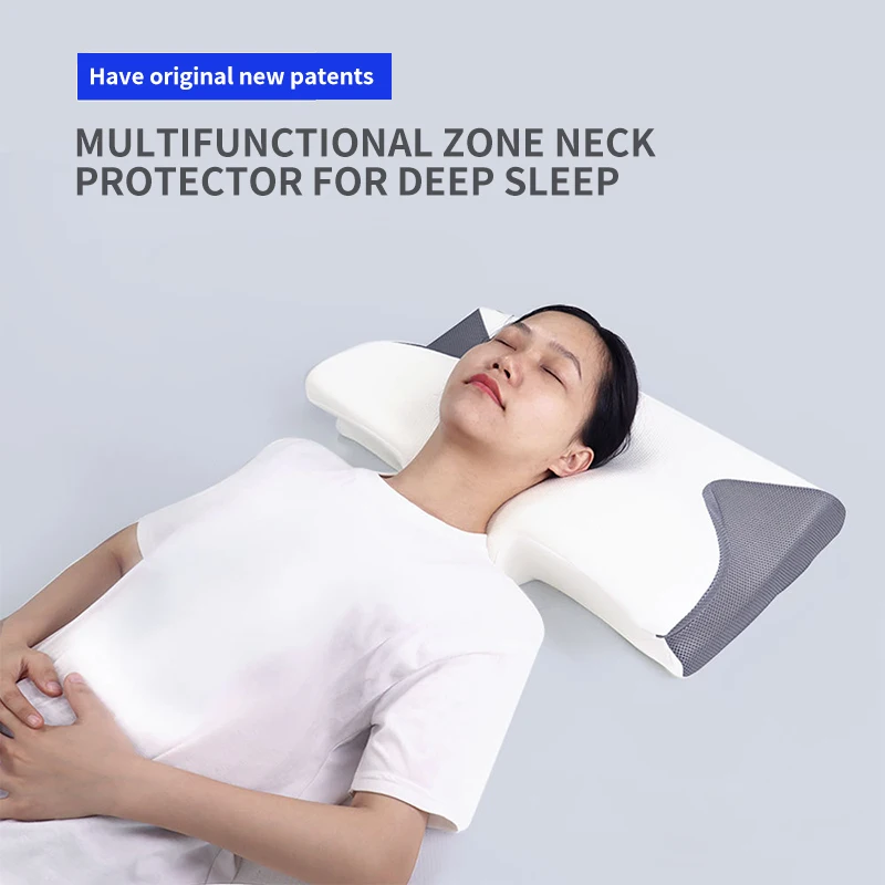JB-New design Hot selling Butterfly shaped memory foam pillow Ergonomically designed comfortable memory foam sleep pillow