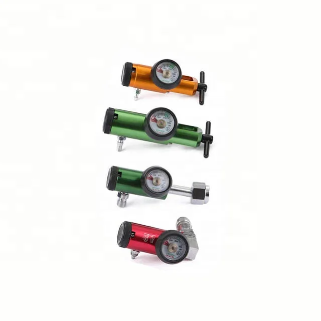 China Manufacturer Medical Click Style CGA870 CGA540  Oxygen Regulator for Oxygen Cylinder & Tank