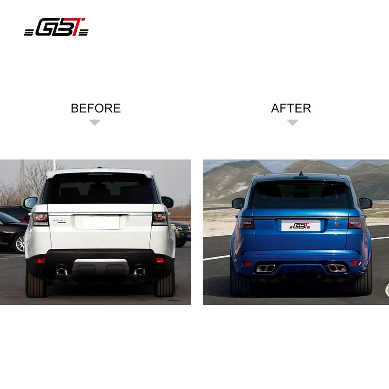 Комплект кузова GBT включает передний и задний бампер для Модели LAND ROVER RANGE SVR 2018
