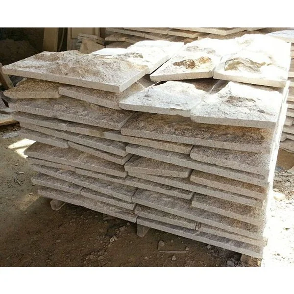 G682 rust granite tiles wall facade cladding mushroom stone