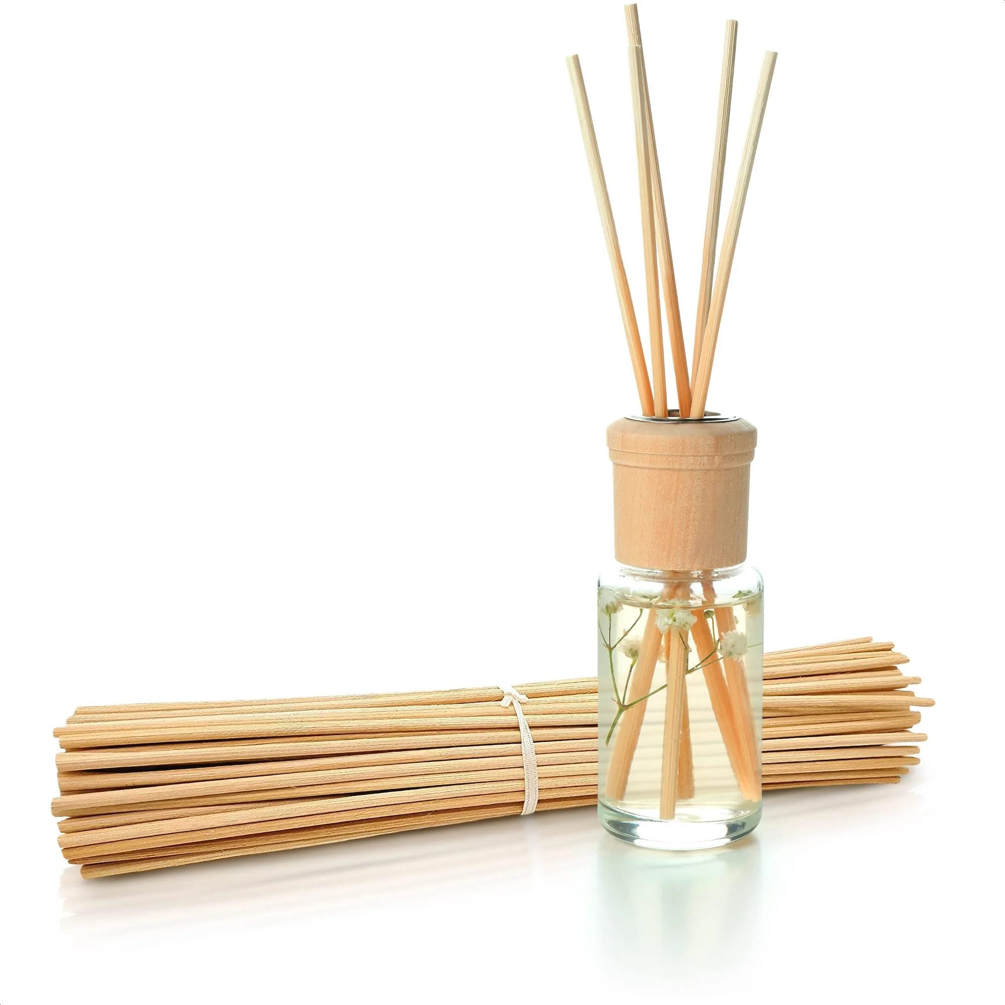 Rattan Stick Home Bathroom Decoration Primary Color Flower Shape No Fire Aromatherapy Rattan Stick