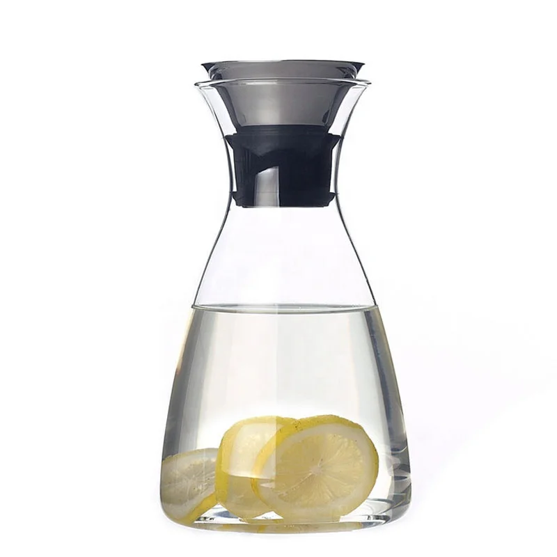 High Quality Multi-Colors Glass Carafe Water Pitcher Water Cooler Jug 1.8L Borosilicate Glass Jug