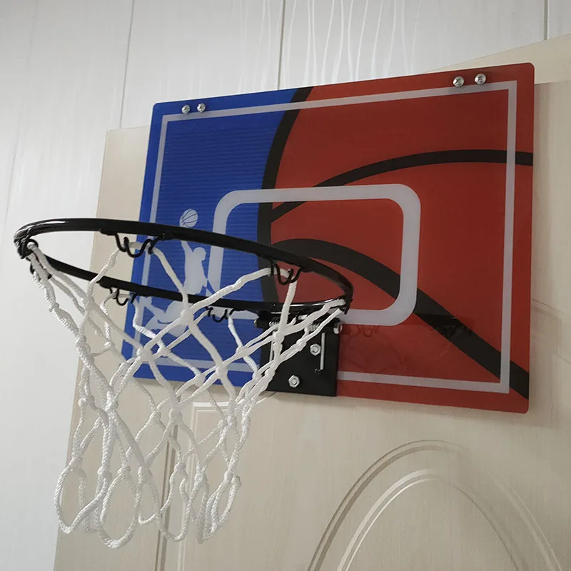 M.Dunk 18 Inch Over the Door Toy Mini Pro Basketball Hoop Set with Ball and Pump for Kids