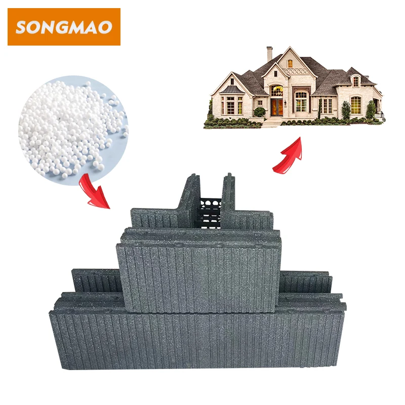 Factory Price Lightweight EPS Hollow Block Insulated Concrete Forms ICF Forms Block For Foundation