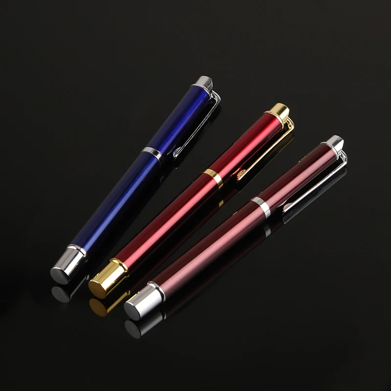 Factory Price Stationery Goods China Custom Metal Rollerball Pens Varierty  Bleu Red Pen with OEM Logo